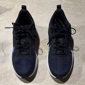 Men's Black and Blue Athletic Shoes